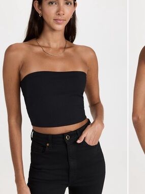 Susana Monaco Strapless Crop Top